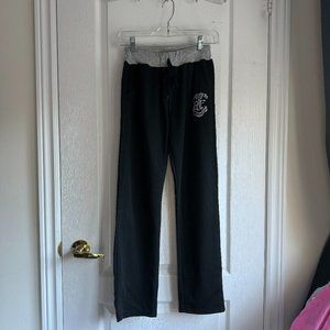 black and grey sweat pants